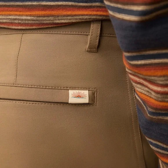 EUC Faherty Island Brown All Day Shorts - Picture 5 of 14